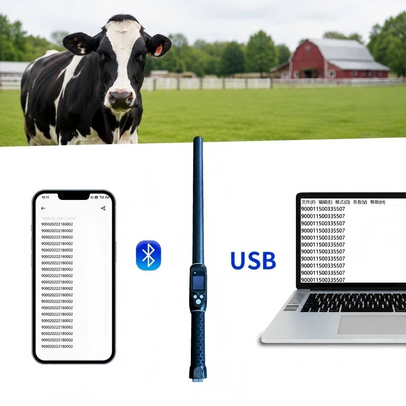 PT290 LF RFID stick reader. 134.2KHz Bluetooth Handheld Scanner con protocollo ISO11784/5 FDX-B e HDX USB Bluetooth Interfaccia