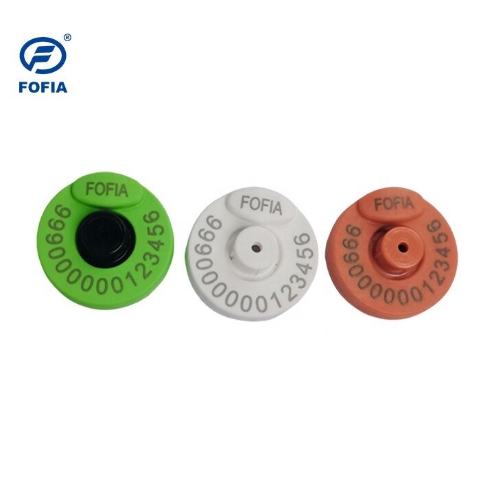 FOFIA ET907 IEC 68-2-6 Vibration Standard RFID ear tag per materiale plastico per bovini Identificazione sicura ed accurata