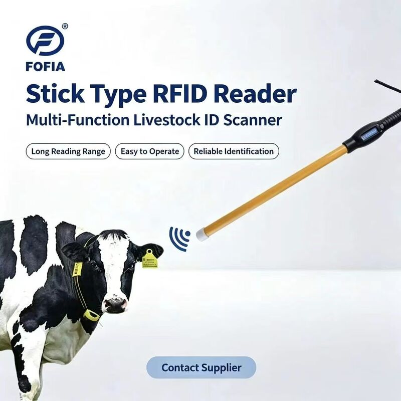 Reader RFID PT280 impermeabile 134,2 kHz PVC Plastica NLIS Australia ICAR approvato ID del bestiame USB ISO 11784/5 Wiegand RS232