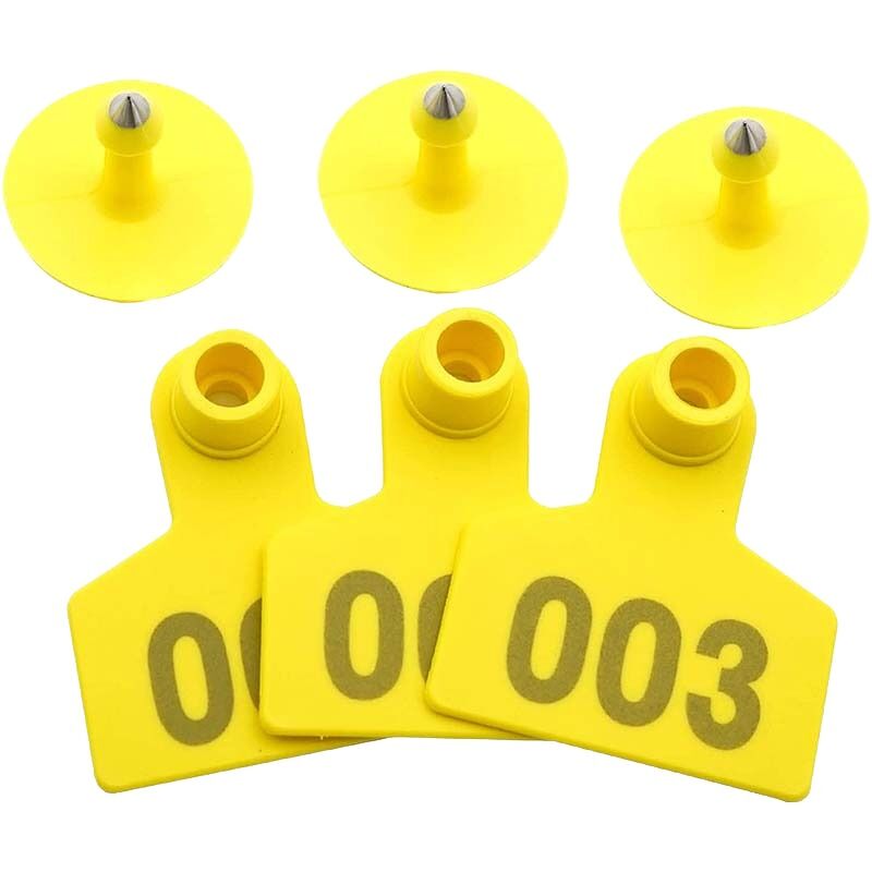 FOFIA Nuovo RFID T904+T901 TPU impermeabile per orecchie per il monitoraggio del bestiame allevamento gestione degli animali con garanzia di 3 mesi