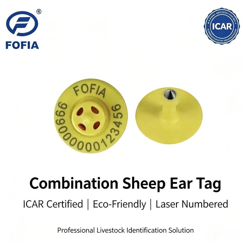 Alta Qualità Nuovo OEM ET957 RFID TPU Chip Marchi Auricolari per Animali per Maiali Pecore Mucche - Portata di lettura 10 cm -20~80C ICar