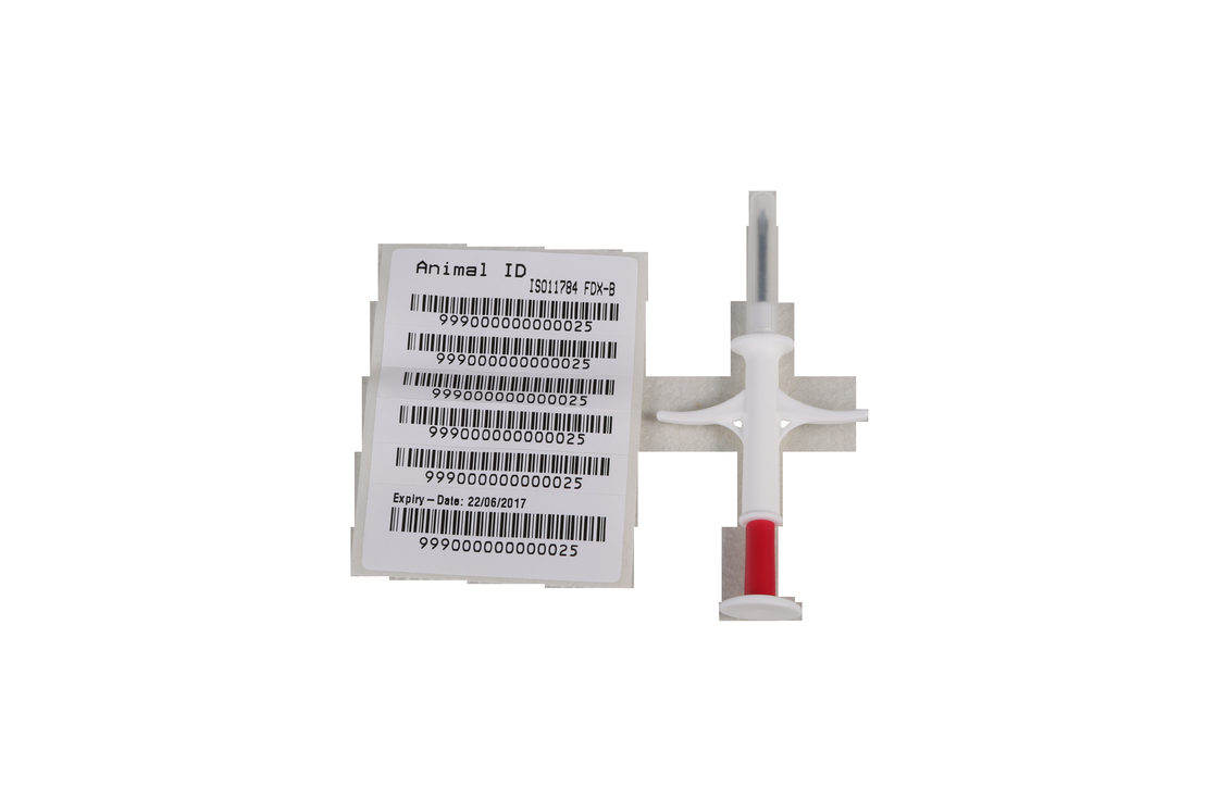 Etichetta impiantabile 134,2 chilociclo 20G 2.12mm x 12mm del risponditore del microchip RFID