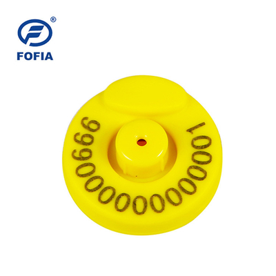 Originale 134.2khz RFID Animal Tag Sheep Ear Tag per il tracciamento degli animali Tag auricolari elettronici