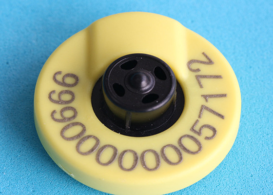 Etichette d'orecchio elettroniche rotonde Identificazione del bestiame Etichette d'orecchio animali Etichette di identificazione del bestiame personalizzate