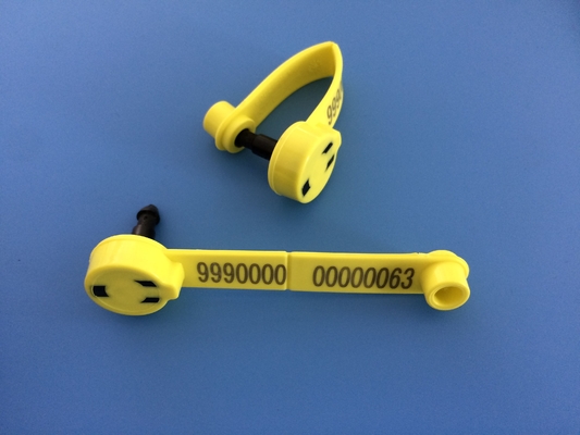 Iso di plastica 11784 di Rfid dei marchi auricolari animali delle pecore 134,2 chilocicli