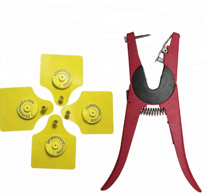 Applicatore universale di etichette d'orecchio per bestiame per bovini vitelli rossi suini capre pecore agnelli animali rossi